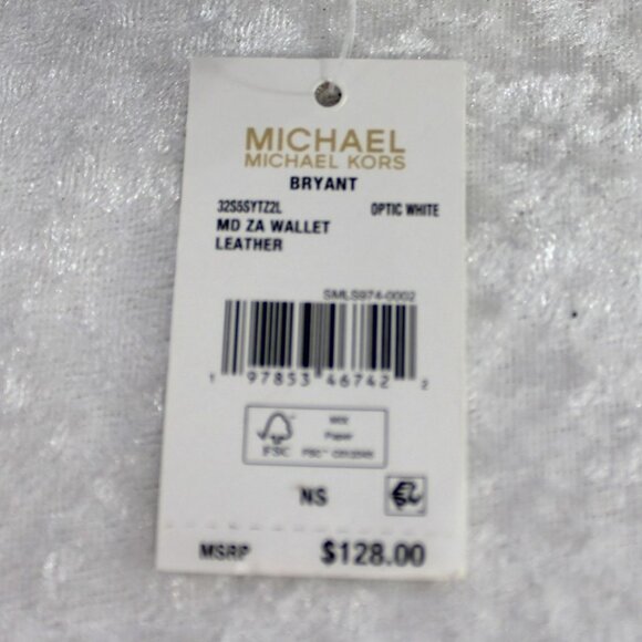 Michael Kors Jet Set Large Tote & Bryant Wallet Set – Silver / Optic White - Picture 16 of 16